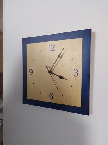 Orologio parete quadrato - da, in