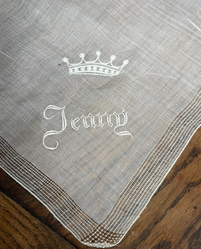 Pizzo antico grande - -,