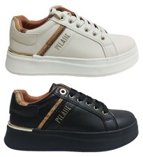 ALVIERO MARTINI 1 CLASSE AI Junior Geo scarpe sneaker donna pelle zeppa stringhe