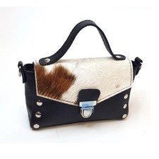 Mini bag donna in vera pelle e