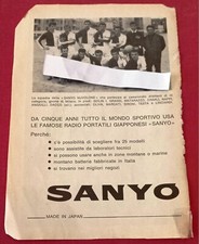SANYO NUVOLONE PAGINA/RITAGLIO tratto da ALMANACCO CALCIO RIZZOLI 1963