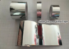 Rotolo vinile a rilascio d'aria argento cromato lucido pellicola auto adesivo fai da te