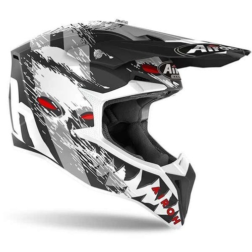Casco airoh wraap demon opaco - casco,