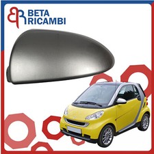 Calotta Specchietto Smart Fortwo W451 07-14 Grigio Silver Sinistra Lato Guida Sx