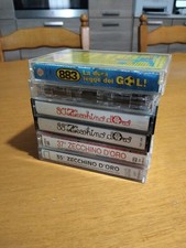 Lotto Musicassette Zecchino D'oro 30 33 35 37 Fivelandia 9 , 883 , Usate Vintage