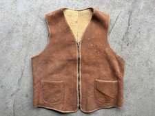 Gilet pelle di pecora western