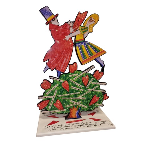 Scultura sono salito - "sono,