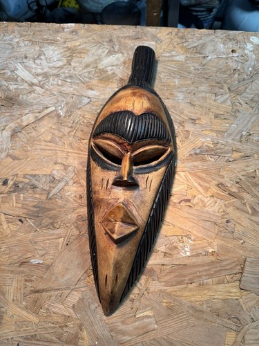 Maschera legno vintage - maschera,