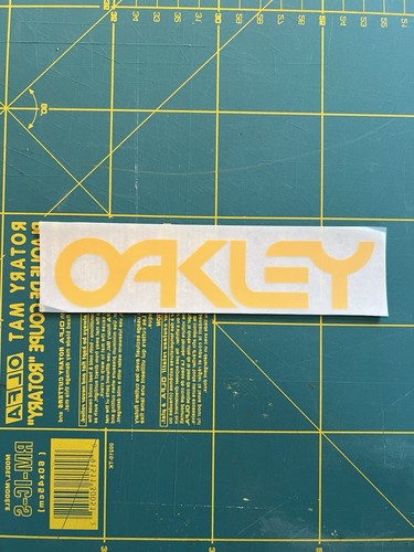 Adesivo logo snowboard oakley - adesivo,