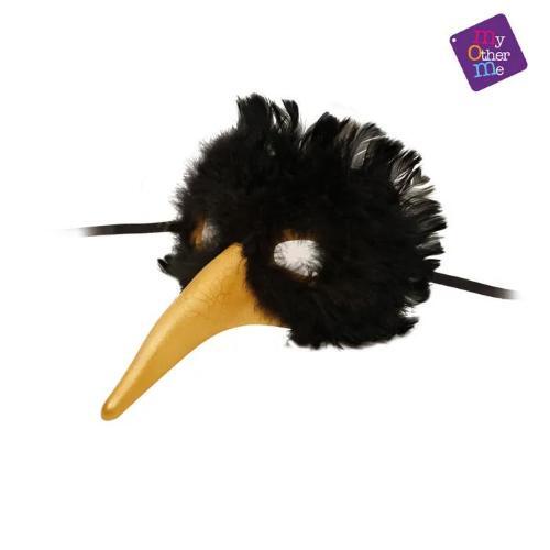 Maschera veneziana peste piume - maschera, veneziana/peste