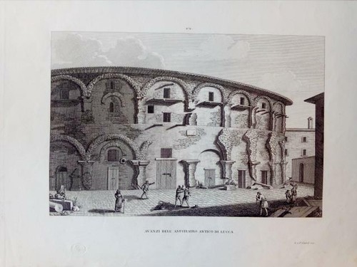 Avanzi dell anfiteatro - dell'anfiteatro, antico