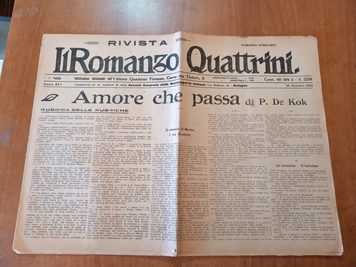 Romanzo quattrini 559 - n.,