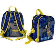 Zaino Asilo Batman Coriex 33x25x10 cm 2 Scomparti Ufficiale