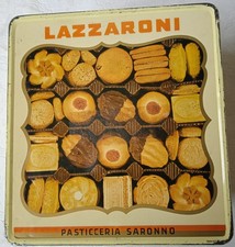 Scatola latta Lazzaroni 