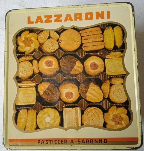 Scatola latta lazzaroni - latta,