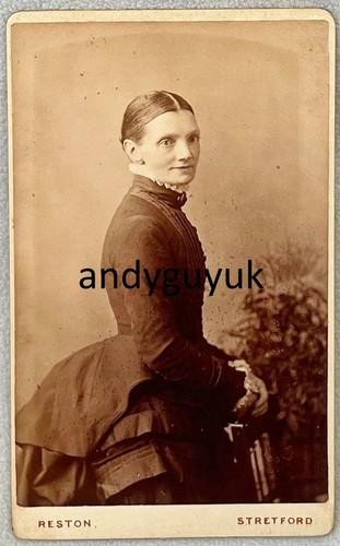 Cdv lady fine - lady, dress