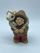 THUN, Presepe classico. " Pastore con pecora", Rosso.