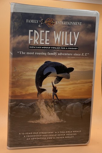 Free willy vhs 1993 clamshell - vhs,