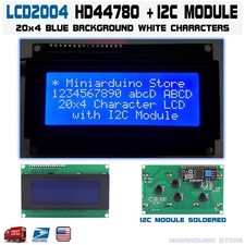 LCD 2004 Blue Serial IIC I2C