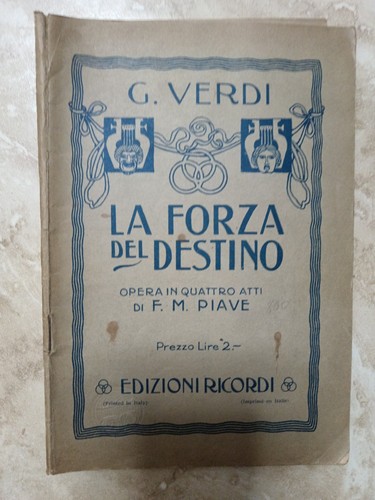 Libretto opera la forza - d',