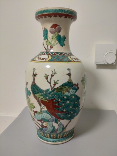 Antico vaso cinese dipinto - , a