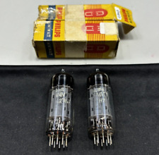 2x PHILIPS MINIWATT 12BH7 Tubes 12B