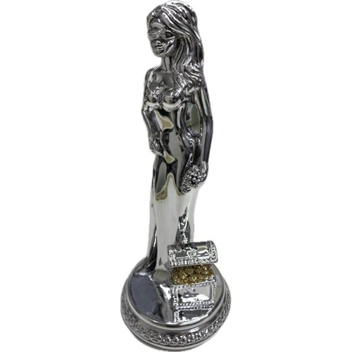 Statua portafortuna argento - statua,