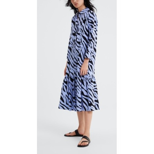 Abito camicia stampa zebra - abito,