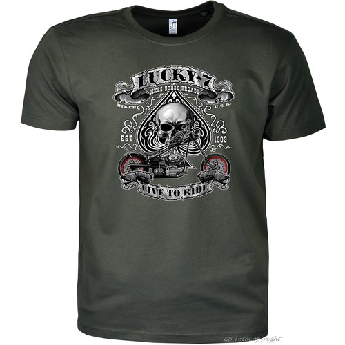 Biker shirt chopper - biker, t-shirt