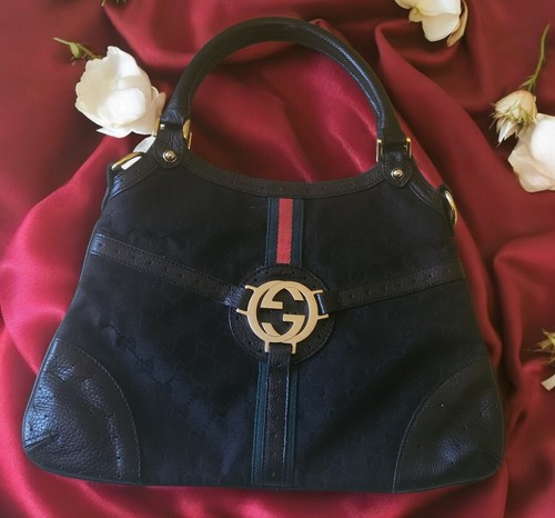 Vintage gucci hobo borsa nera - vintage,