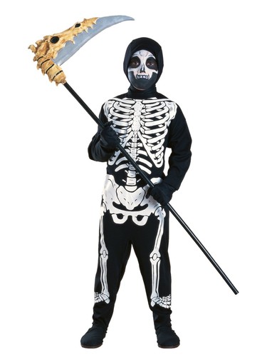 Costume scheletro bambini grim - costume,