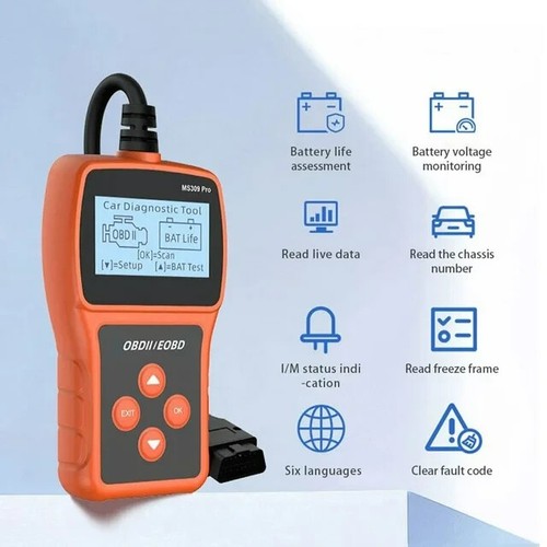 Ms309 pro obd2 scanner - pro, with