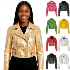 Donna Giacca Corta Corto Corpo