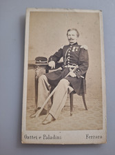 FOTO REGIO ESERCITO CDV UFFICIALE  RISORGIMENTO FERRARA 96 ° REGG.