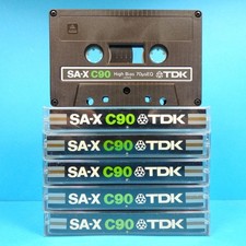 🙈 5x TDK SA-X C90 * IEC II