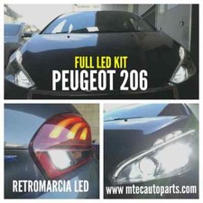 KIT LED CANBUS ANABBAGLIANTI H7 6000K + RETROMARCIA LED // SPECIFICO PEUGEOT 206