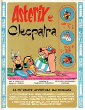 FUMETTO ASTERIX E CLEOPATRA CARTONATO MONDADORI VII� RISTAMPA 1978
