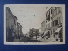MARCHE : PORTO S. GIORGIO (FM) CORSO GARIBALDI  VIAGGIATA ANNO 1933  BELLA