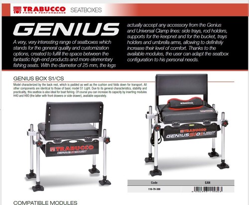 Trabucco genius tackle - genius,