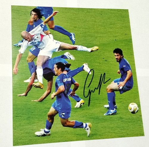 Autografo gennaro ivan gattuso - gennaro,