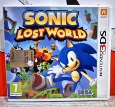 SONIC LOST WORLD NINTENDO 2DS 3DS AVVENTURA PLATFORM EDIZIONE ITALIANA OTTIMO