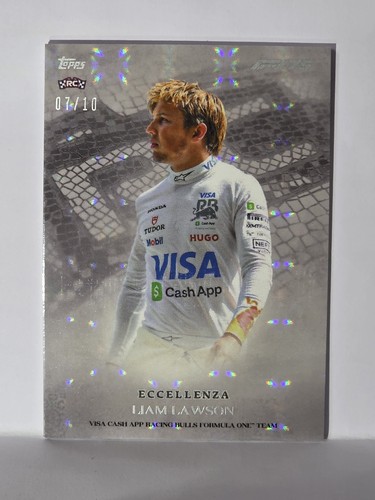 Liam lawson 2025 topps - rc,