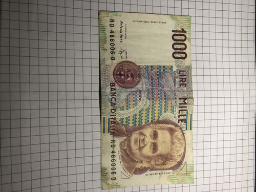 Banconote italiane lire - banconote,