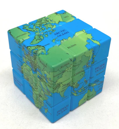 Mappa del mondo 3x3 - , (con