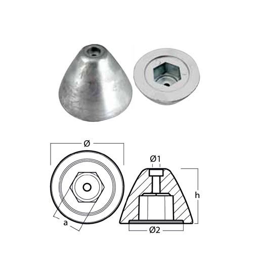Tecnoseal 03607 anodo ogiva - tecnoseal,