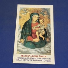 MADONNA DELLE GRAZIE SAN GIOVANNI ROTONDO FOGGIA Santino - immagine sacra