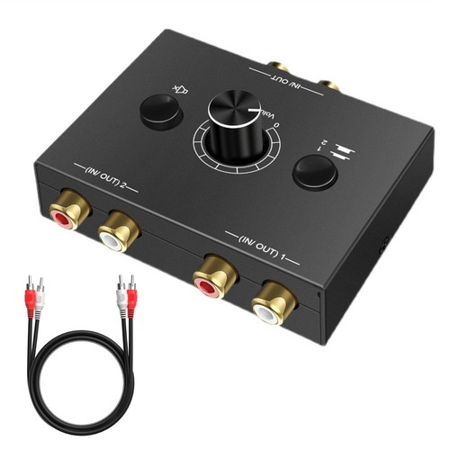 Interruttore audio stereo rca - interruttore,
