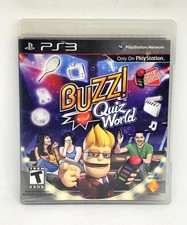 Buzz Quiz World PS3 Game CIB