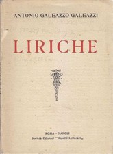 LIRICHE 1922 1924 di Antonio