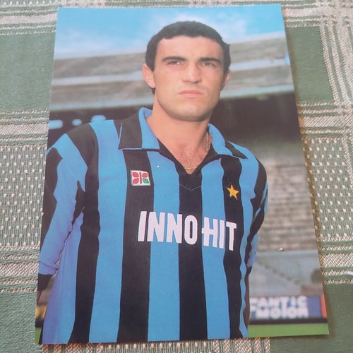 Cartolina calcio inter bini - inter,